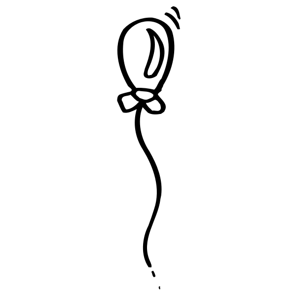 SVG Sketch of balloon