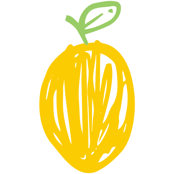 SVG Sketched lemon
