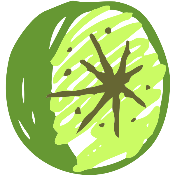 SVG Sketched lime image