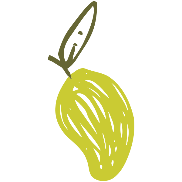 SVG Sketched pear
