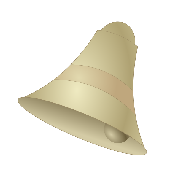 SVG Skewed bell in left side