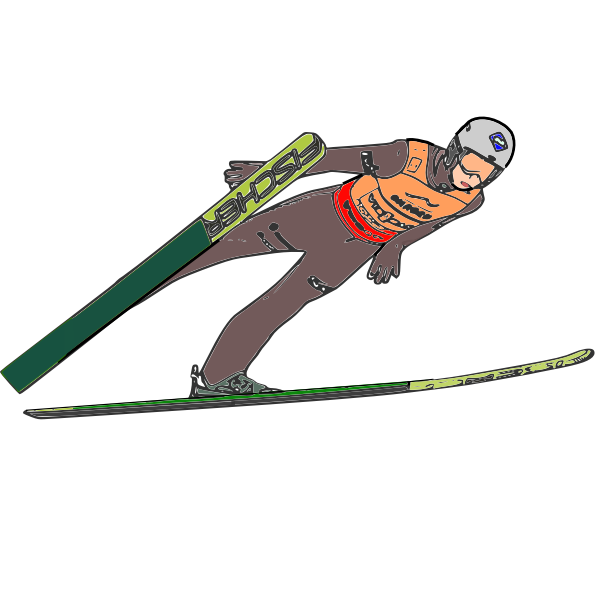 SVG Ski jumper