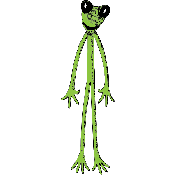 SVG Skinny frog
