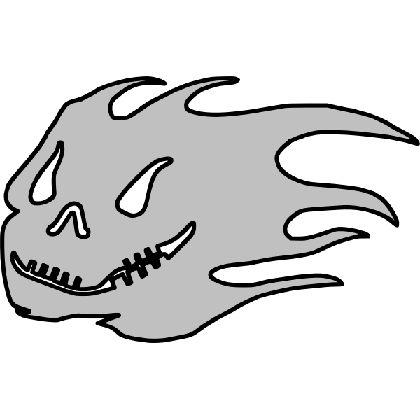 SVG skull