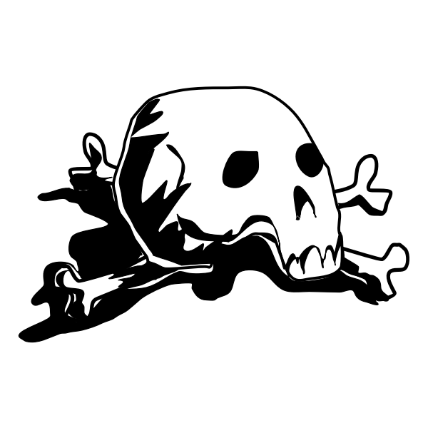 SVG Skull and crossbones