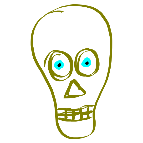 SVG skull calavera