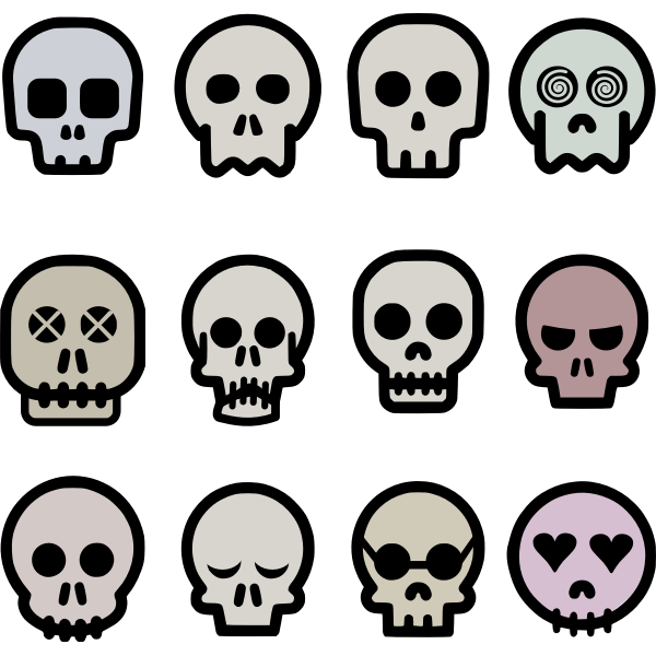 SVG Skull emoji