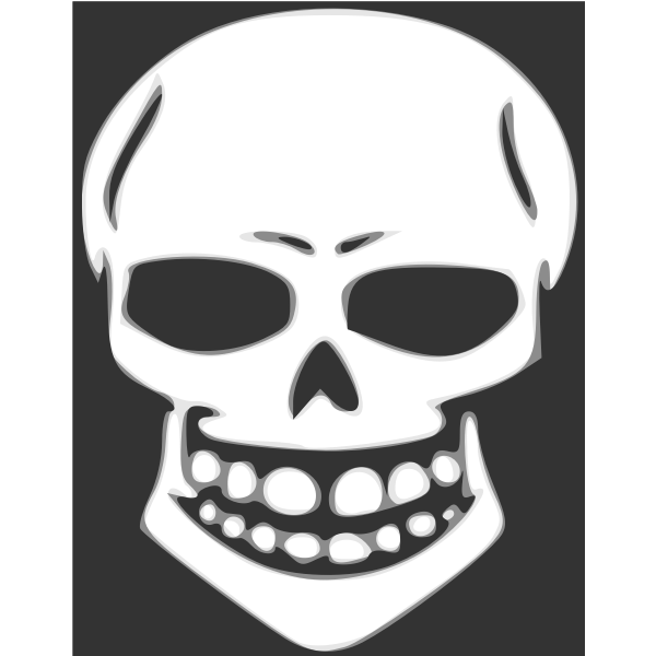 SVG Skull human X-ray