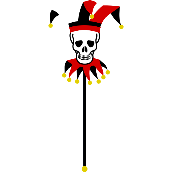SVG Skull marotte