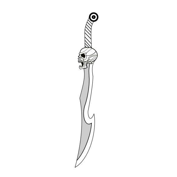 SVG skullsword