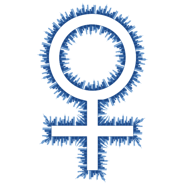 SVG Skyline female symbol
