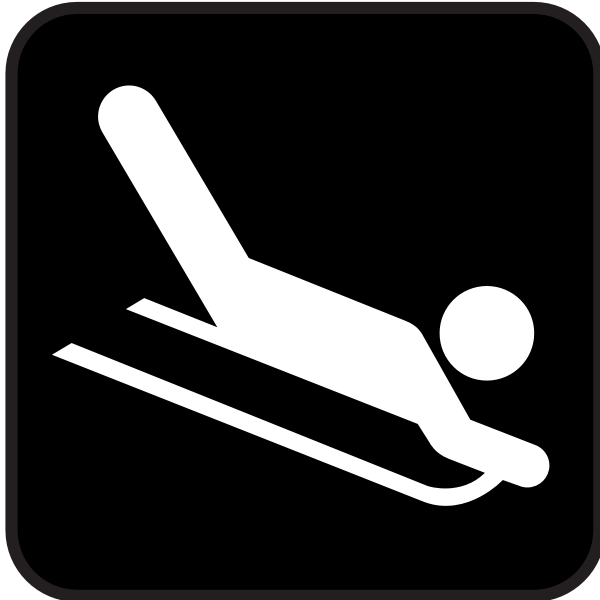 SVG Sledding icon