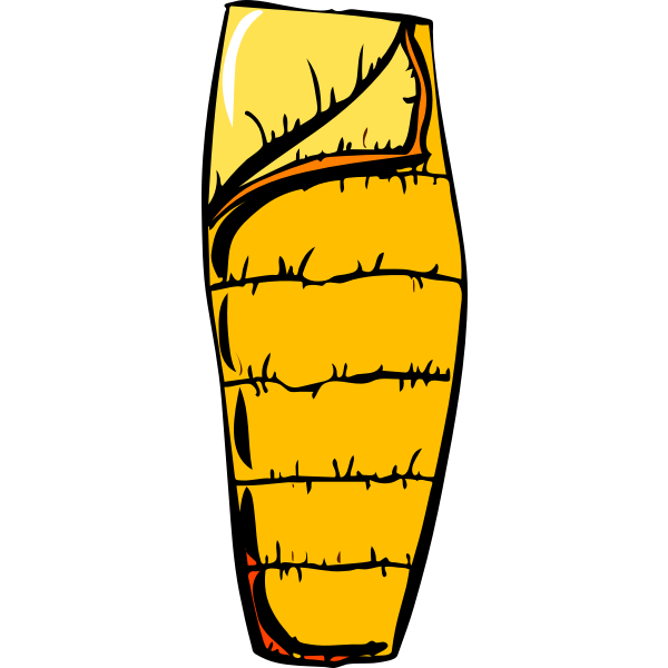 SVG Sleeping bag vector image