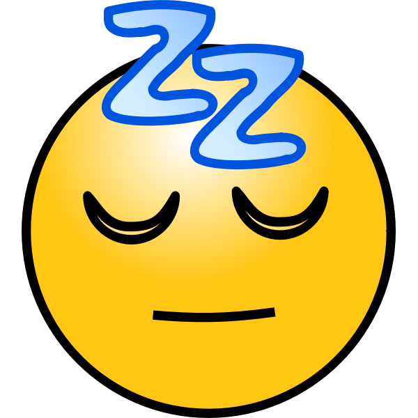 SVG Sleeping face emoticon
