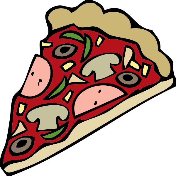 SVG Slice of pizza vector clip art