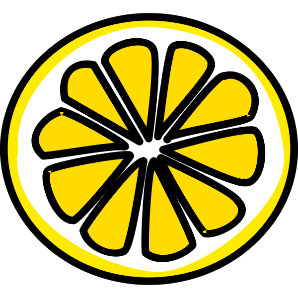 SVG Sliced lemon