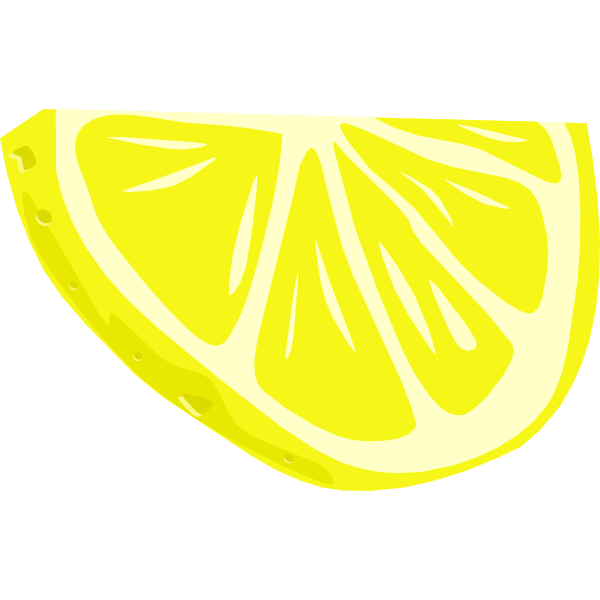 SVG Sliced lemon vector clip art