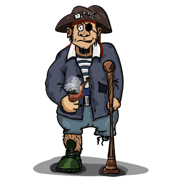 SVG Slovenly Pirate