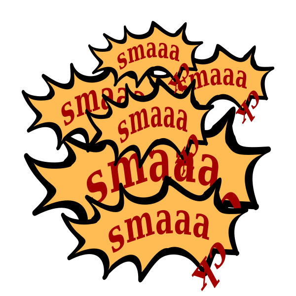 SVG Smack bubble