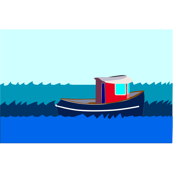 SVG Small boat