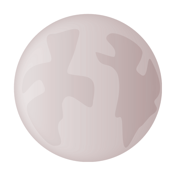 SVG Small icon of planet vector image