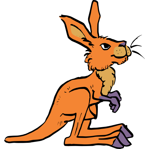 SVG Small kangaroo