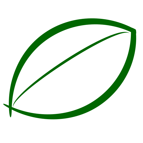 SVG Small leaf icon