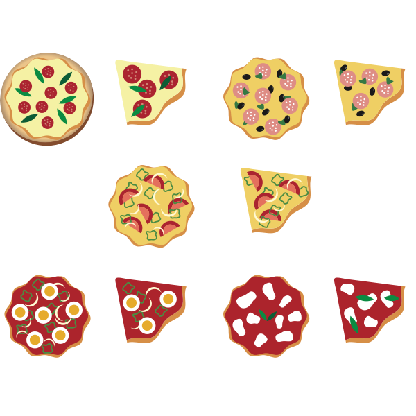 SVG Small pizzas
