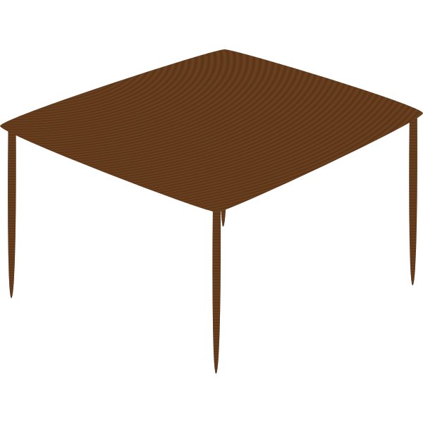 SVG Small table vector drawing
