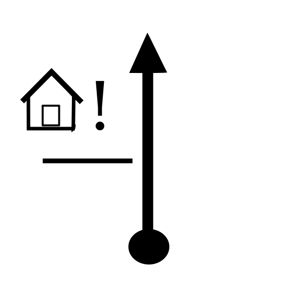 SVG Small village on your left TSD vector sign