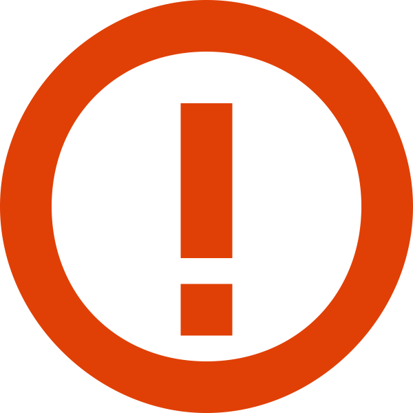 SVG Small warning icon