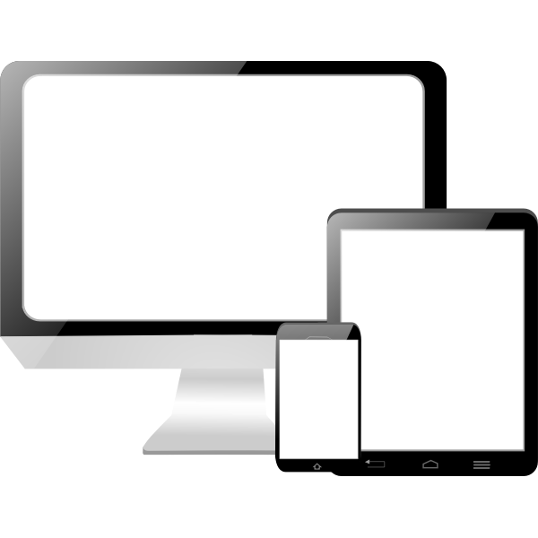 SVG Smart hub devices vector image
