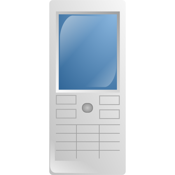 SVG Smartphone vector drawing