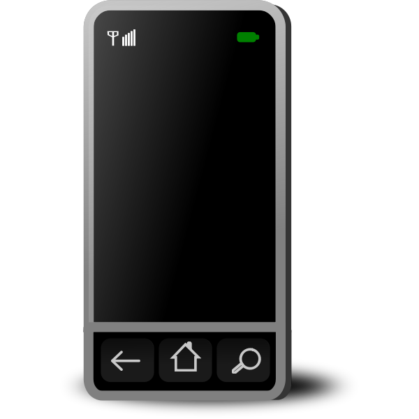 SVG Smartphone vector image