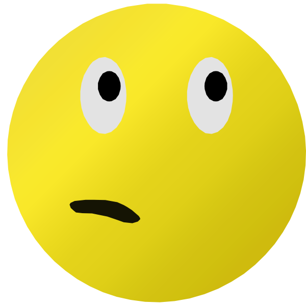 SVG Smiley - Bewilderment