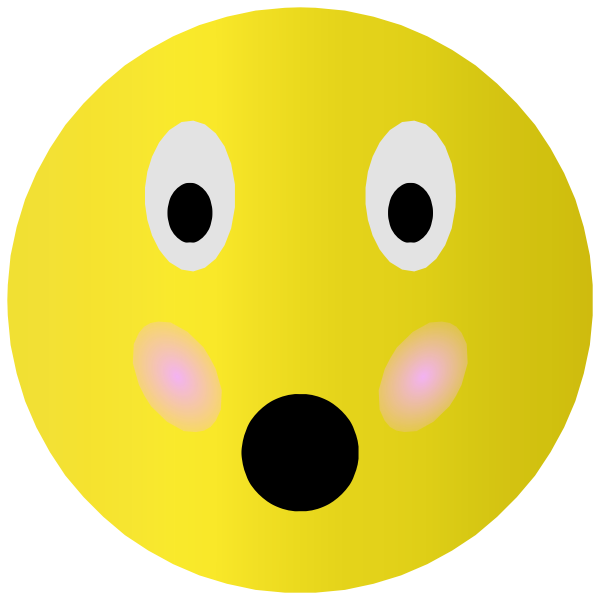 SVG Smiley - Embarrassed