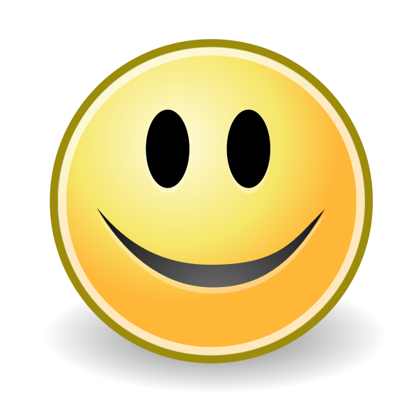 SVG Smiley face icon vector image
