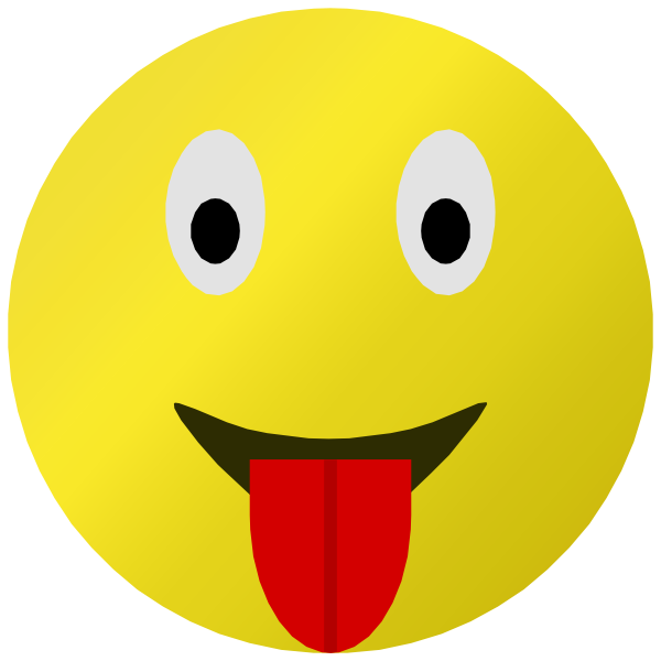 SVG Smiley - Tongue