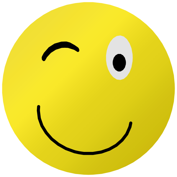 SVG Smiley - Wink