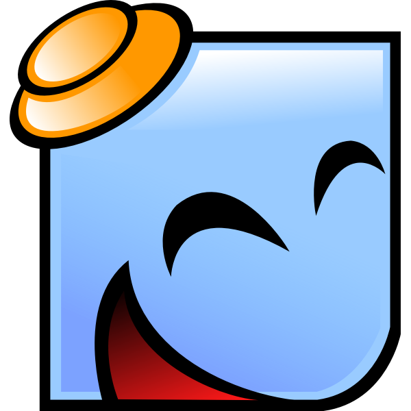 SVG Smiley with hat