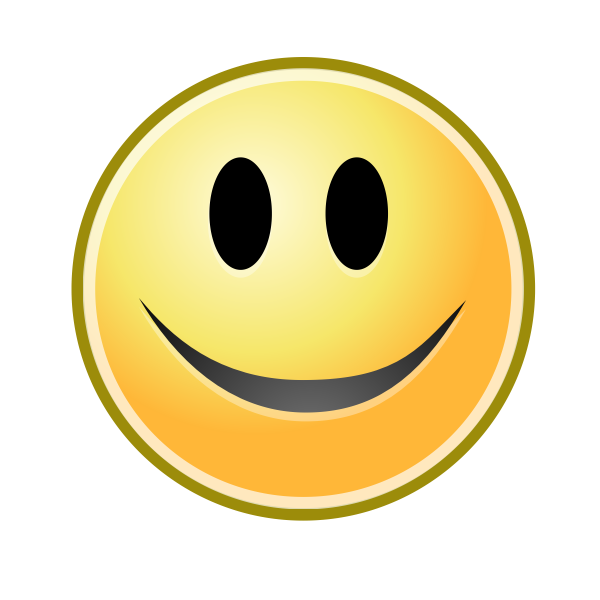 SVG Smiley yellow