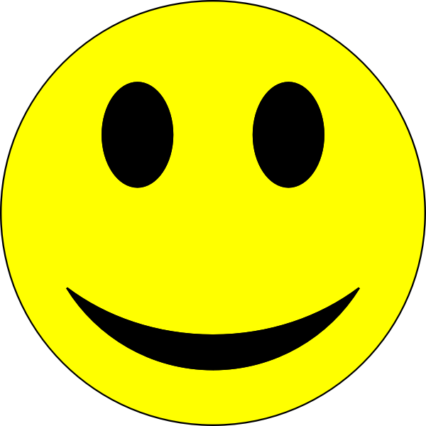 SVG Smiley - Yellow and Black