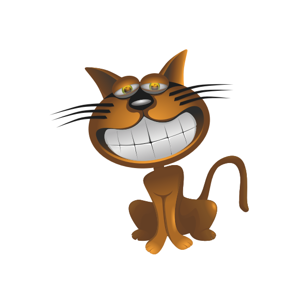 SVG Smiling cat