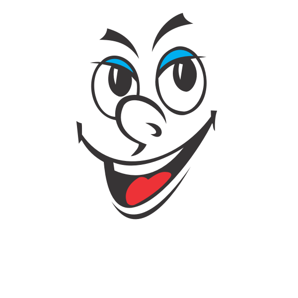 SVG Smiling face vector image