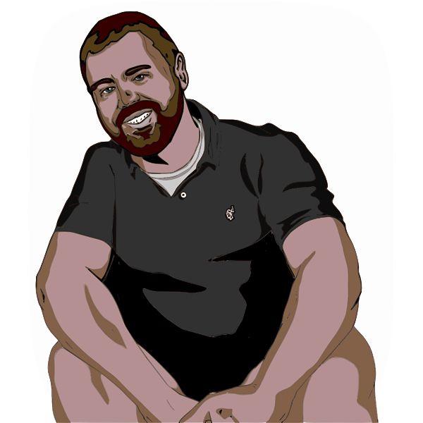 SVG Smiling guy vector drawing