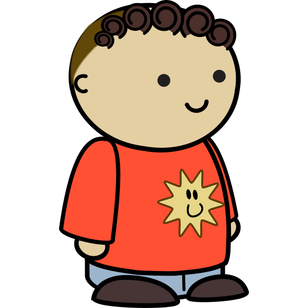 SVG Smiling kid