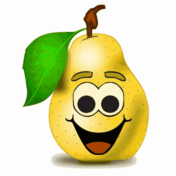 SVG Smiling pear