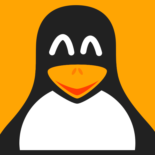 SVG Smiling penguin vector image