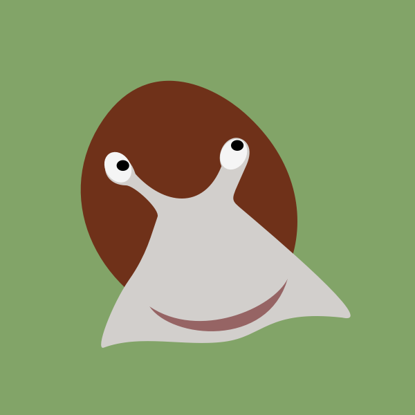SVG Smiling snail