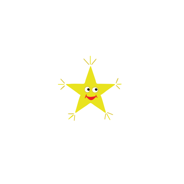 SVG Smiling star